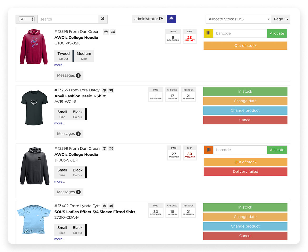 Orders Management App