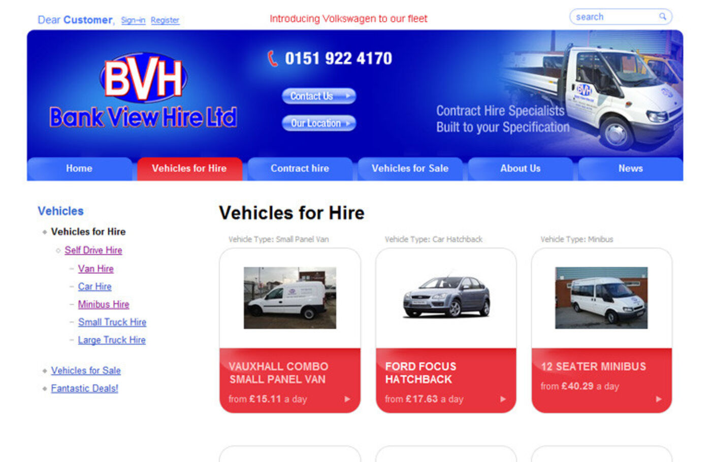 Bank View Hire Vehicles for Hire