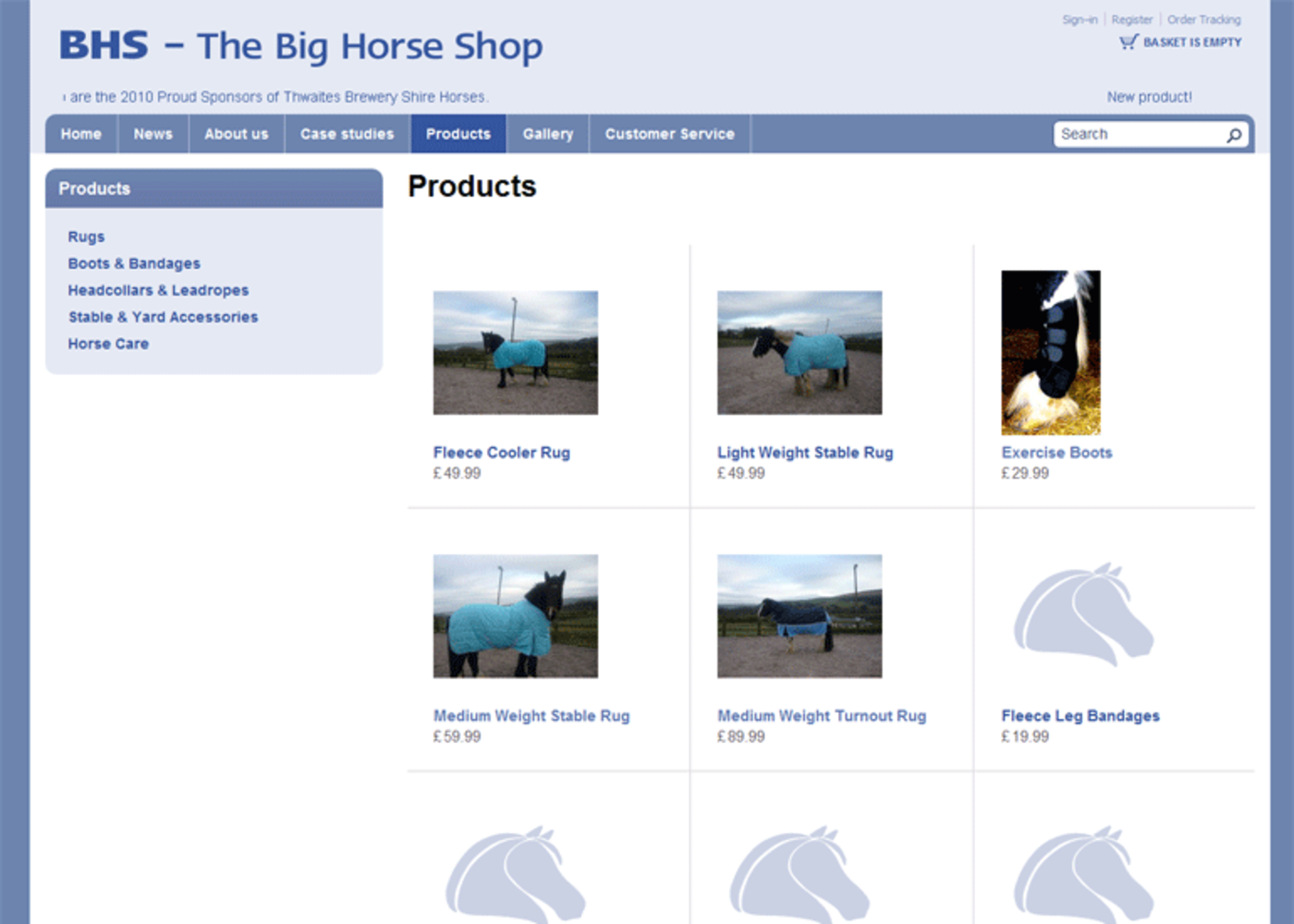 The Big Horse Shop (2009) Products