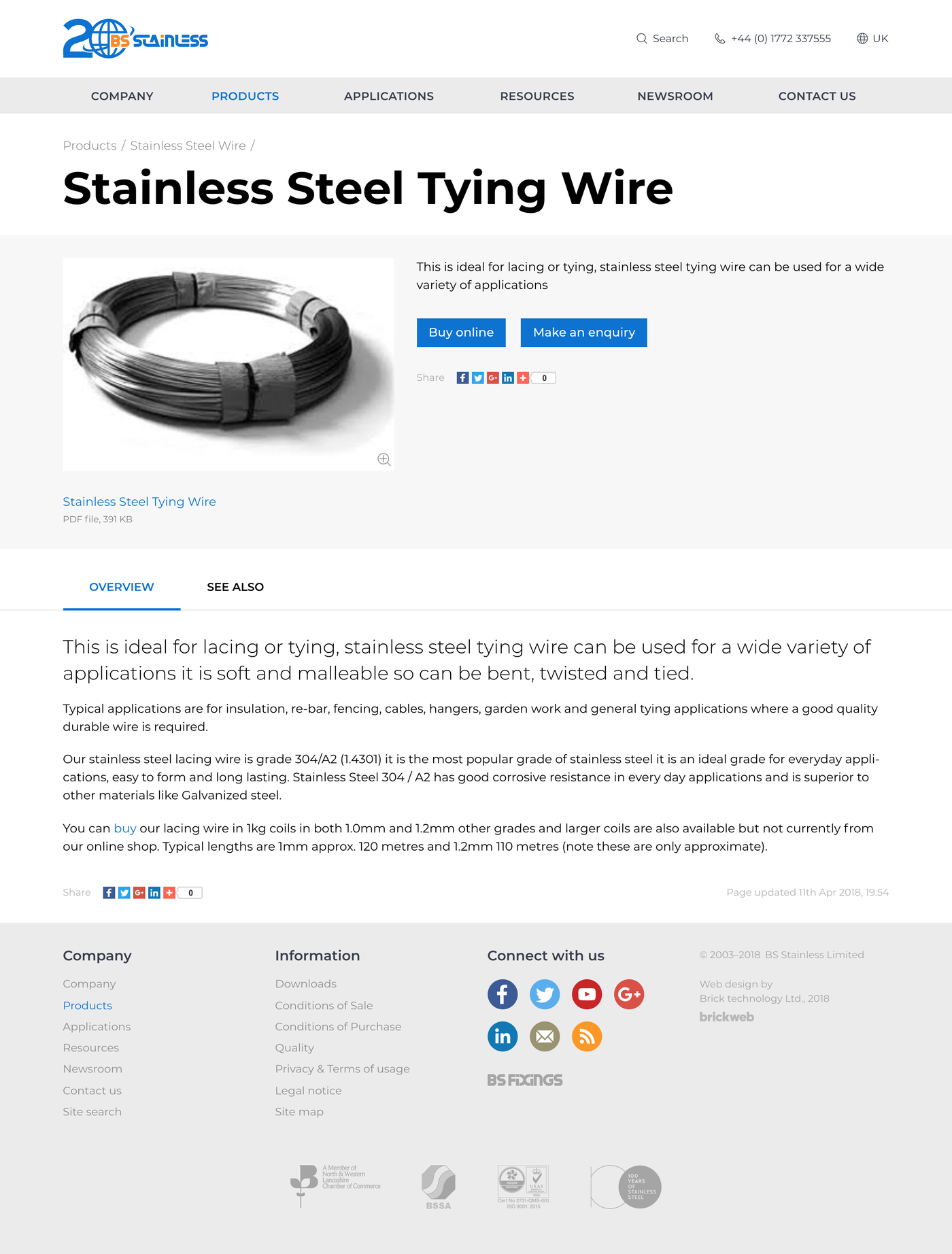 BS Stainless Product