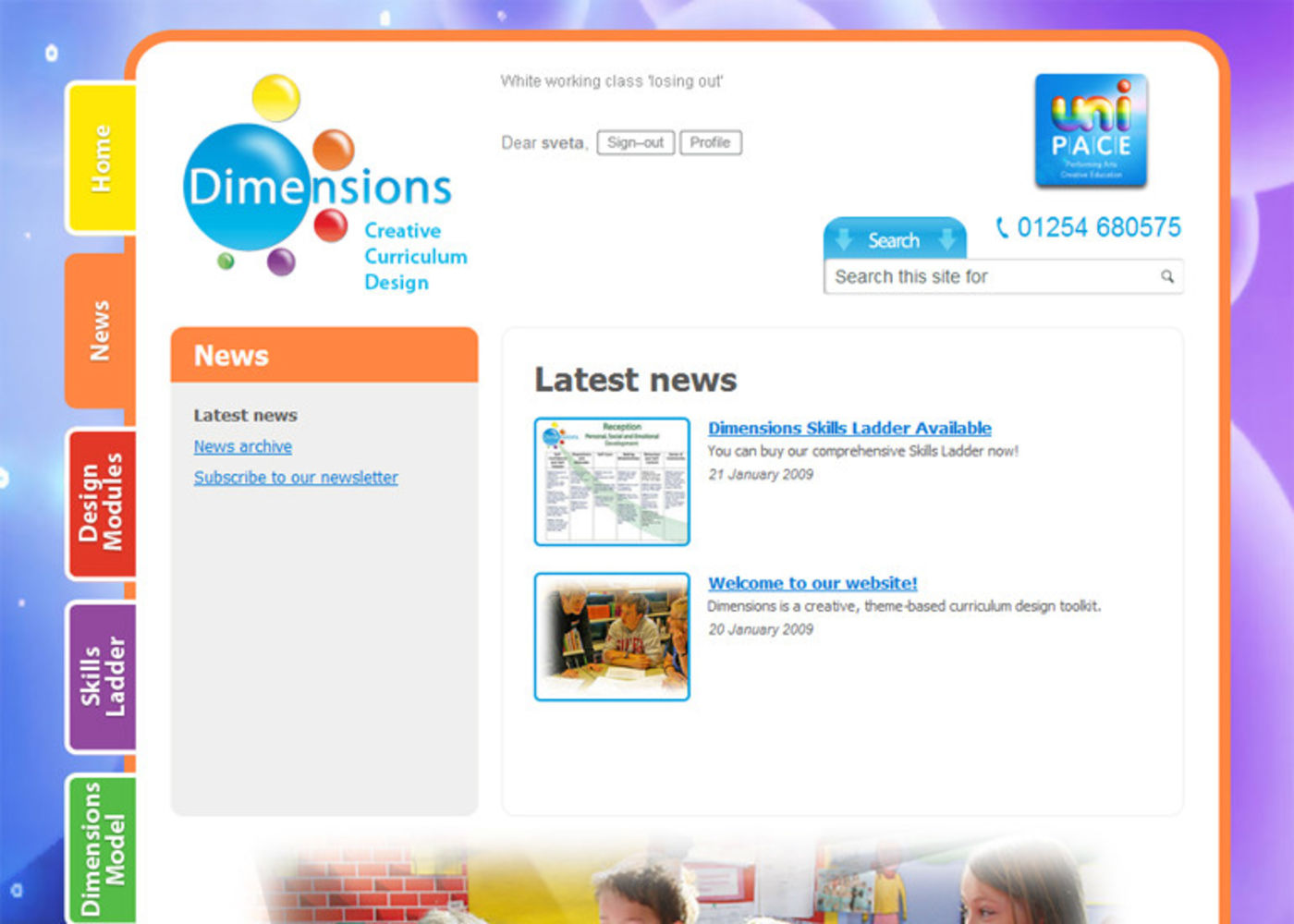 Dimensions Creative Curriculum Latest news