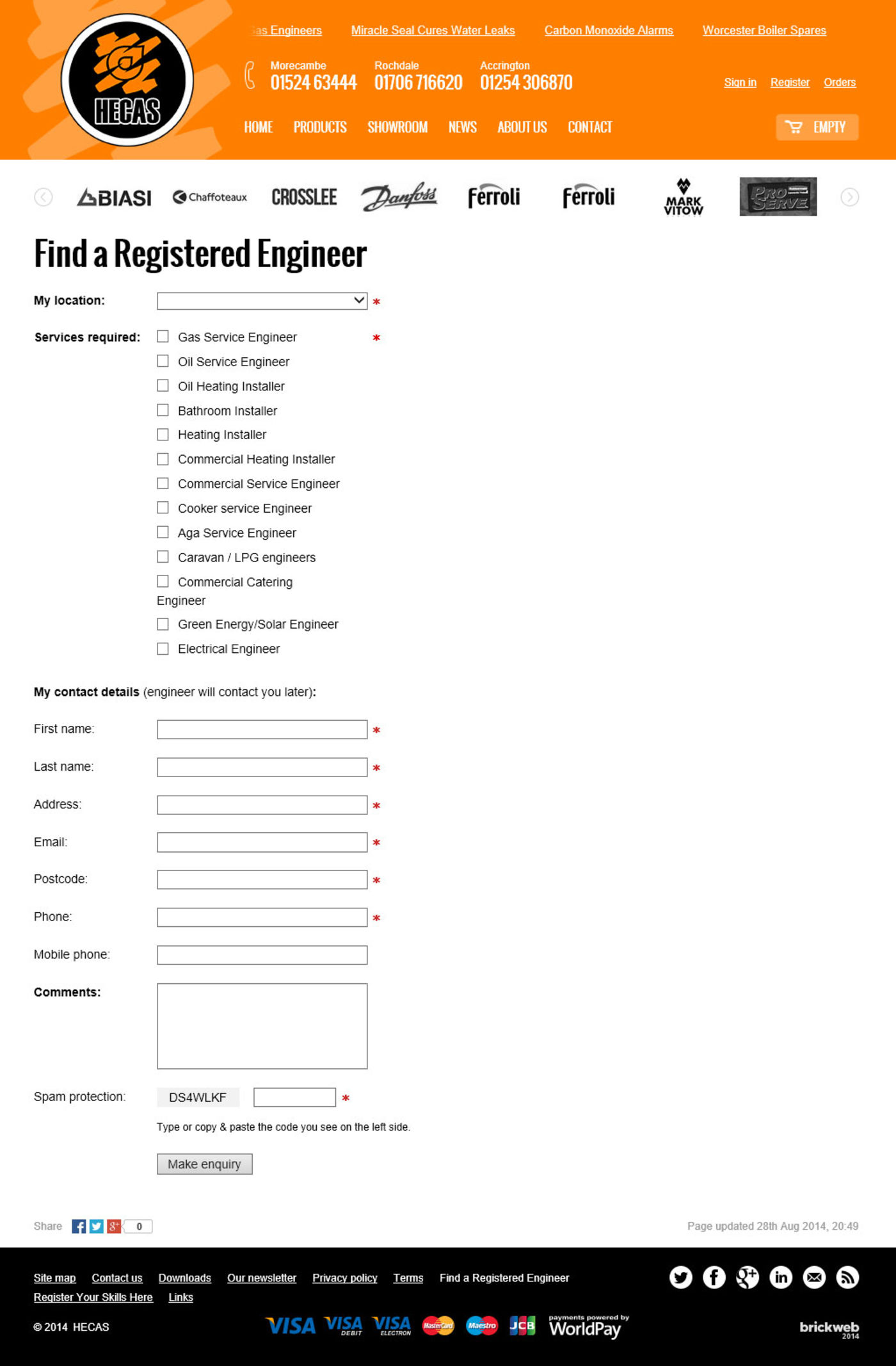 HECAS Find a Registered Engineer