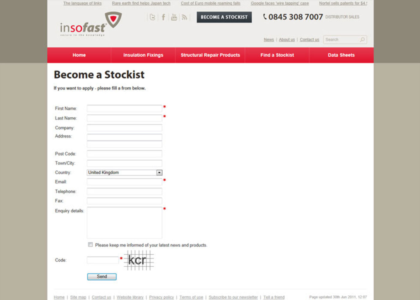 InSoFast Becomea Stockist