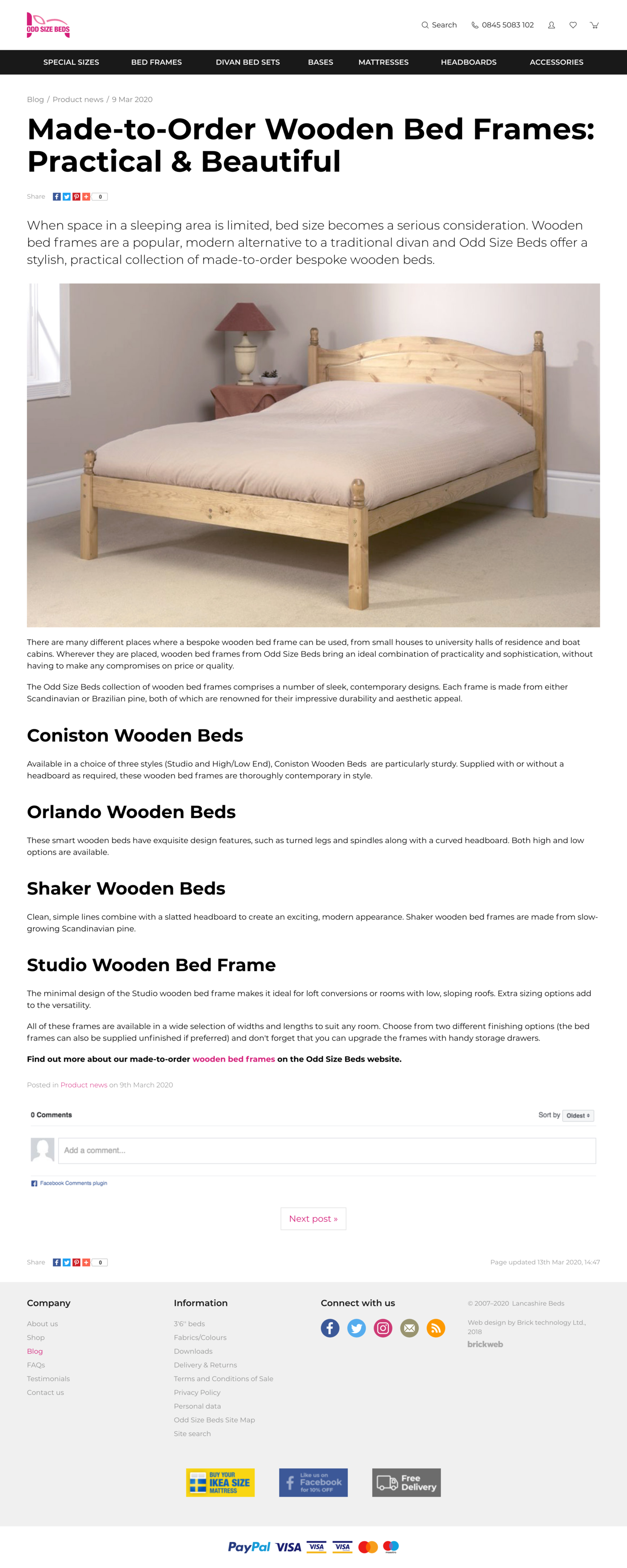 Odd Size Beds News