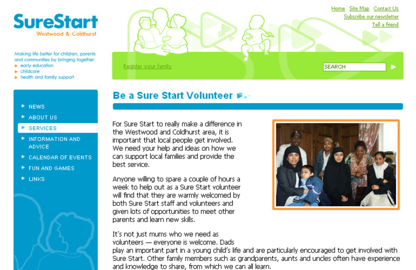 Sure Start Westwood & Coldhurst Service - SureStart