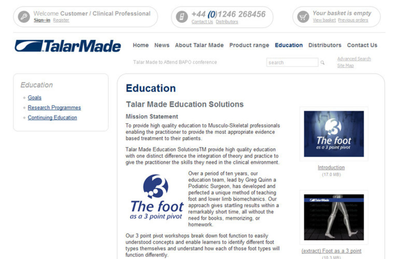 Foot Orthotics (2008) Regular page