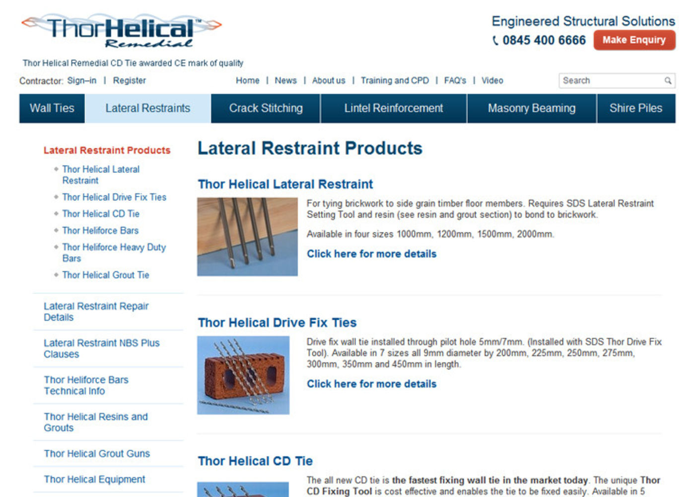 Thor Helical Remedial Products