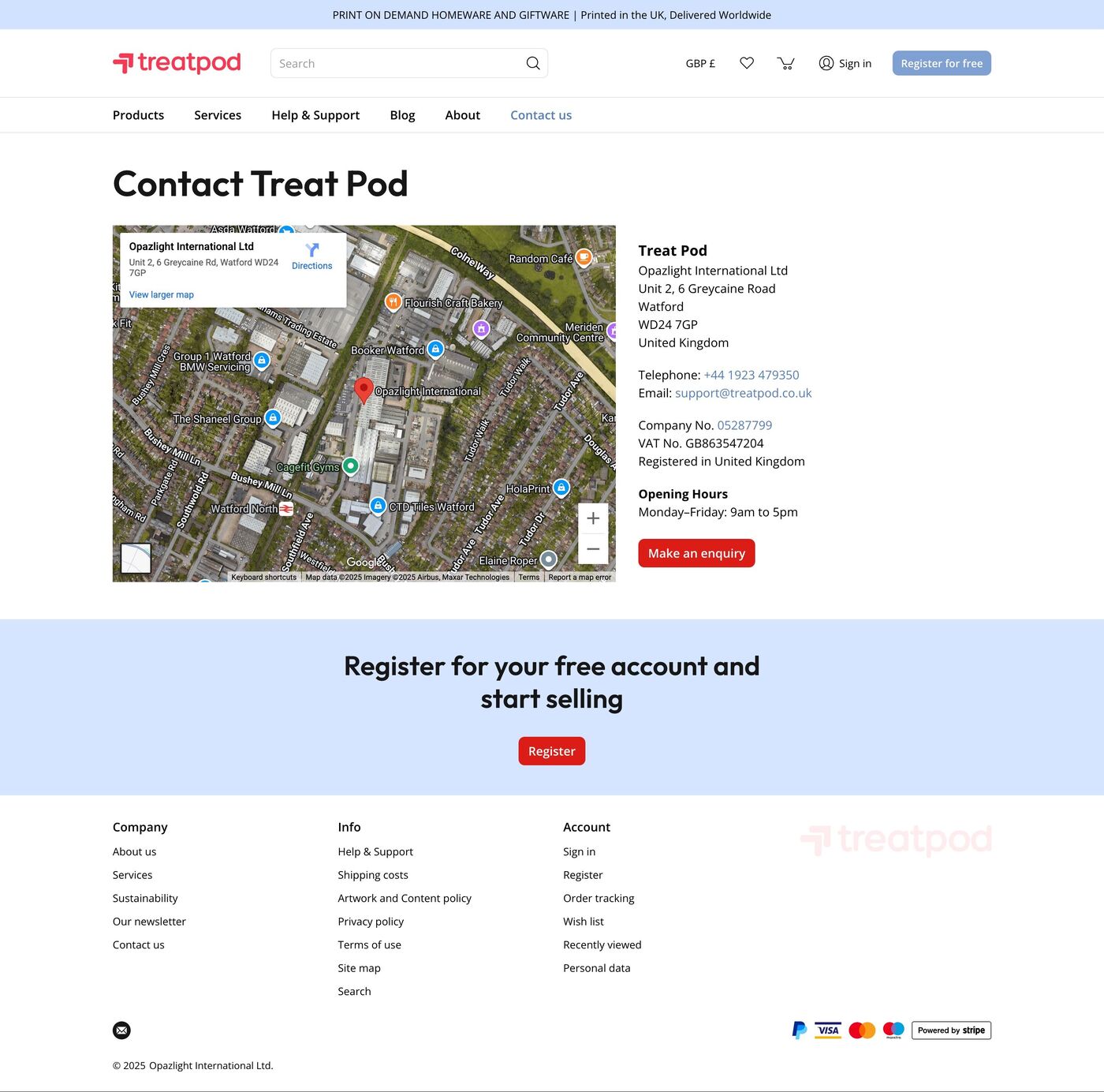 Treat Pod Contact us